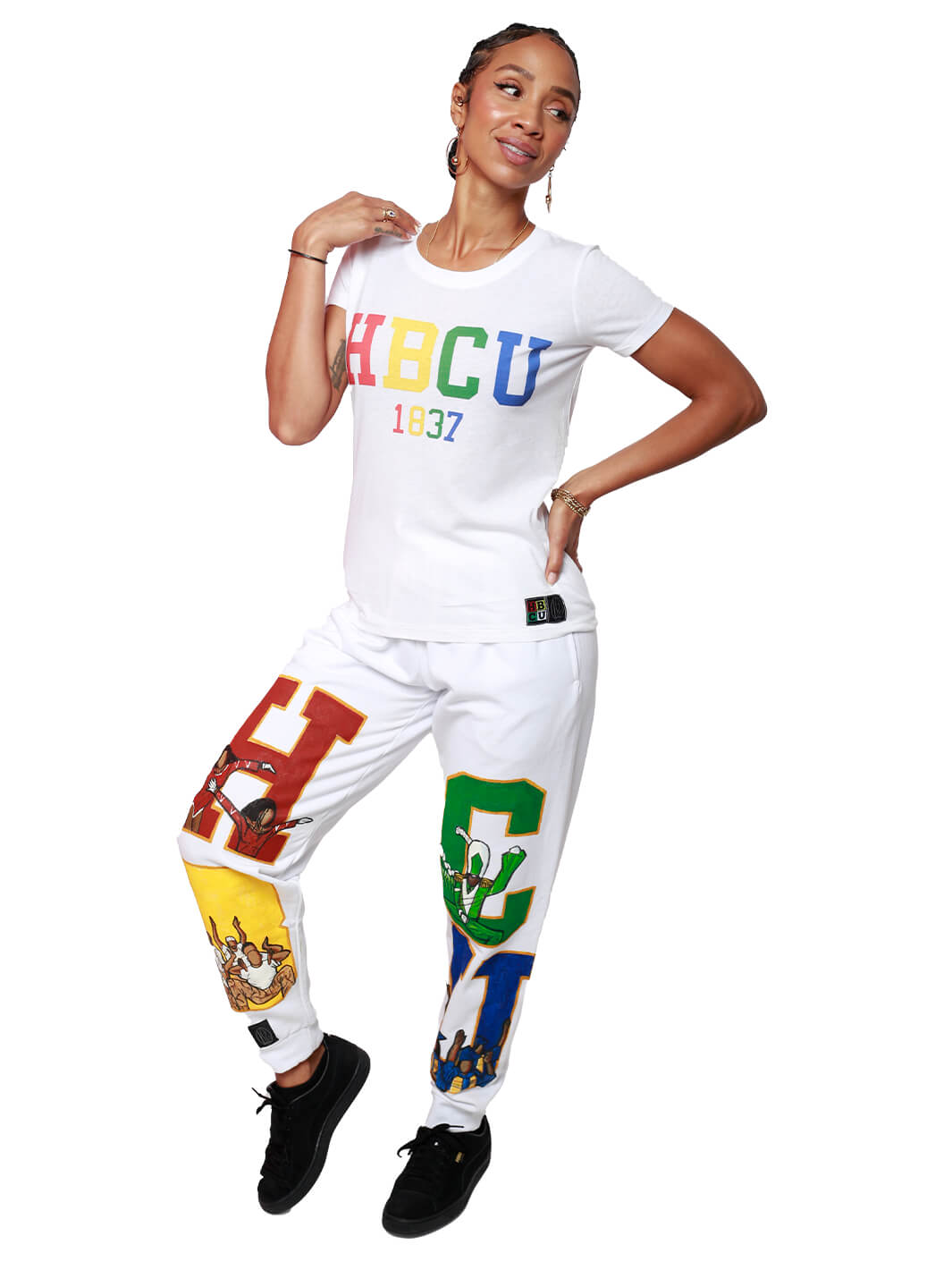 Medium Size HBCU Graphic 2-Pocket Jogger