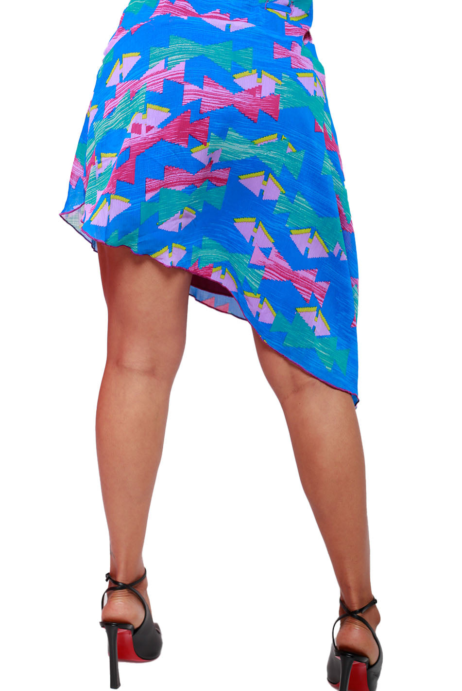 Lilac Short Diagonal Skirt