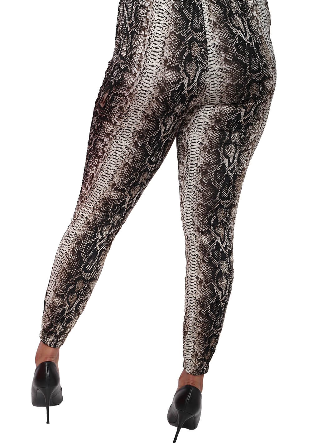 2-Pocket Snakeskin Print Jogger