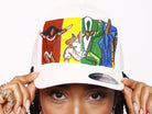 Distressed  Unisex HBCU  Symbol Design Flex  Fit Hat 