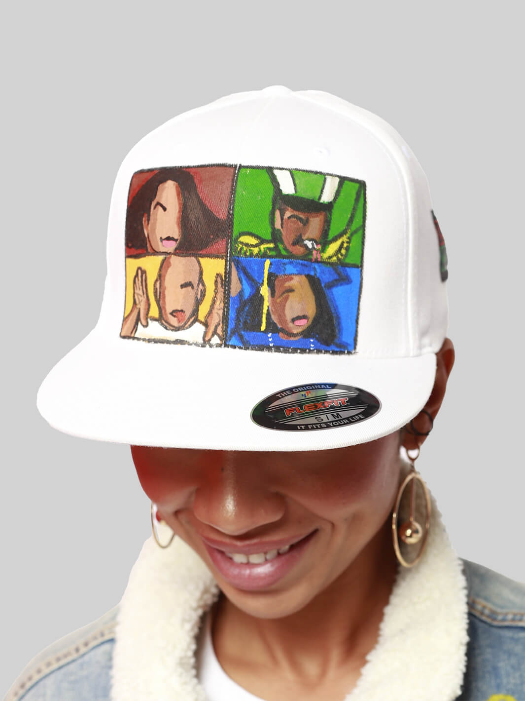 HBCU 4 Square Flex/Fit Hat