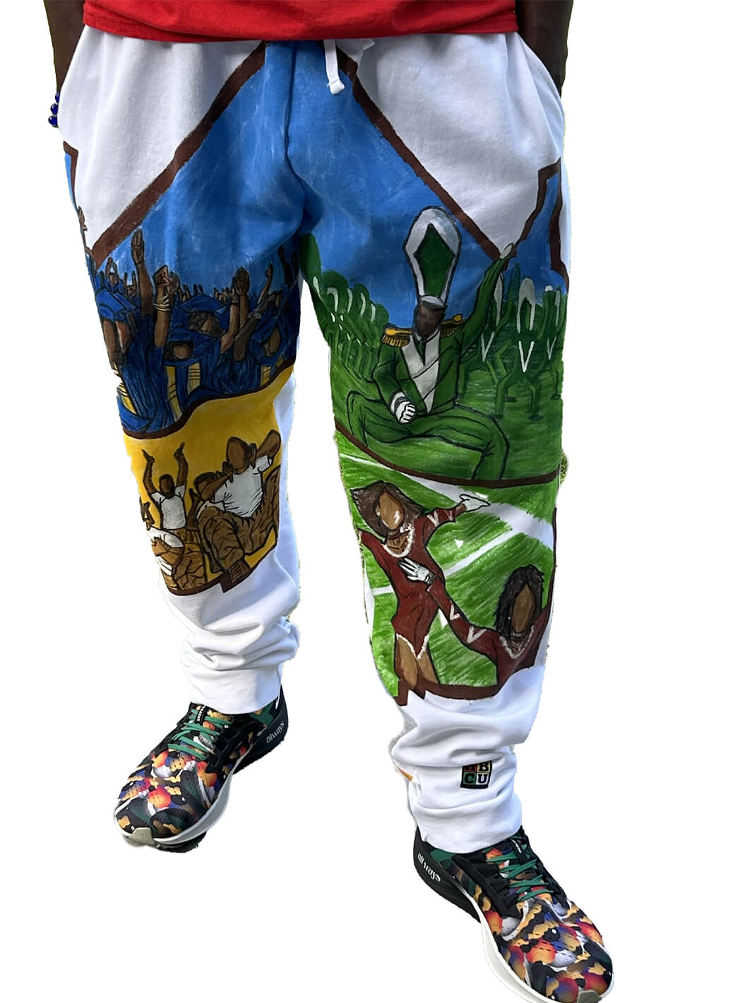 X Large Size HBCU Graphic 2-Pocket Jogger