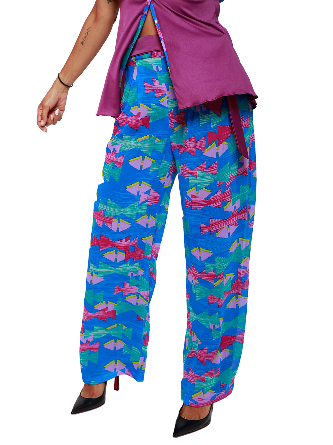 Lilac High Waisted Pant