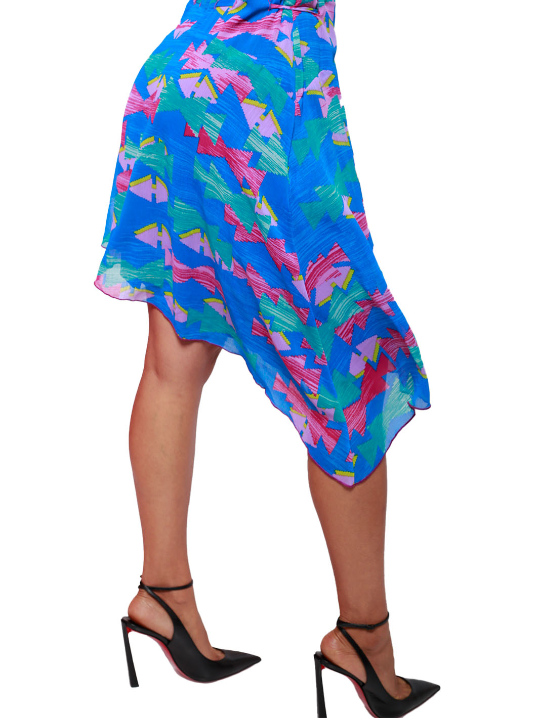 Lilac Short Diagonal Skirt