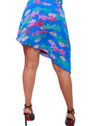 Lilac Short Diagonal Skirt
