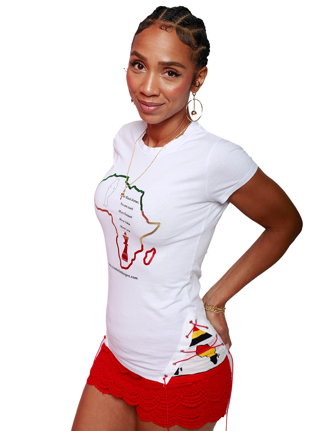 Short Sleeve Black Queen Tee