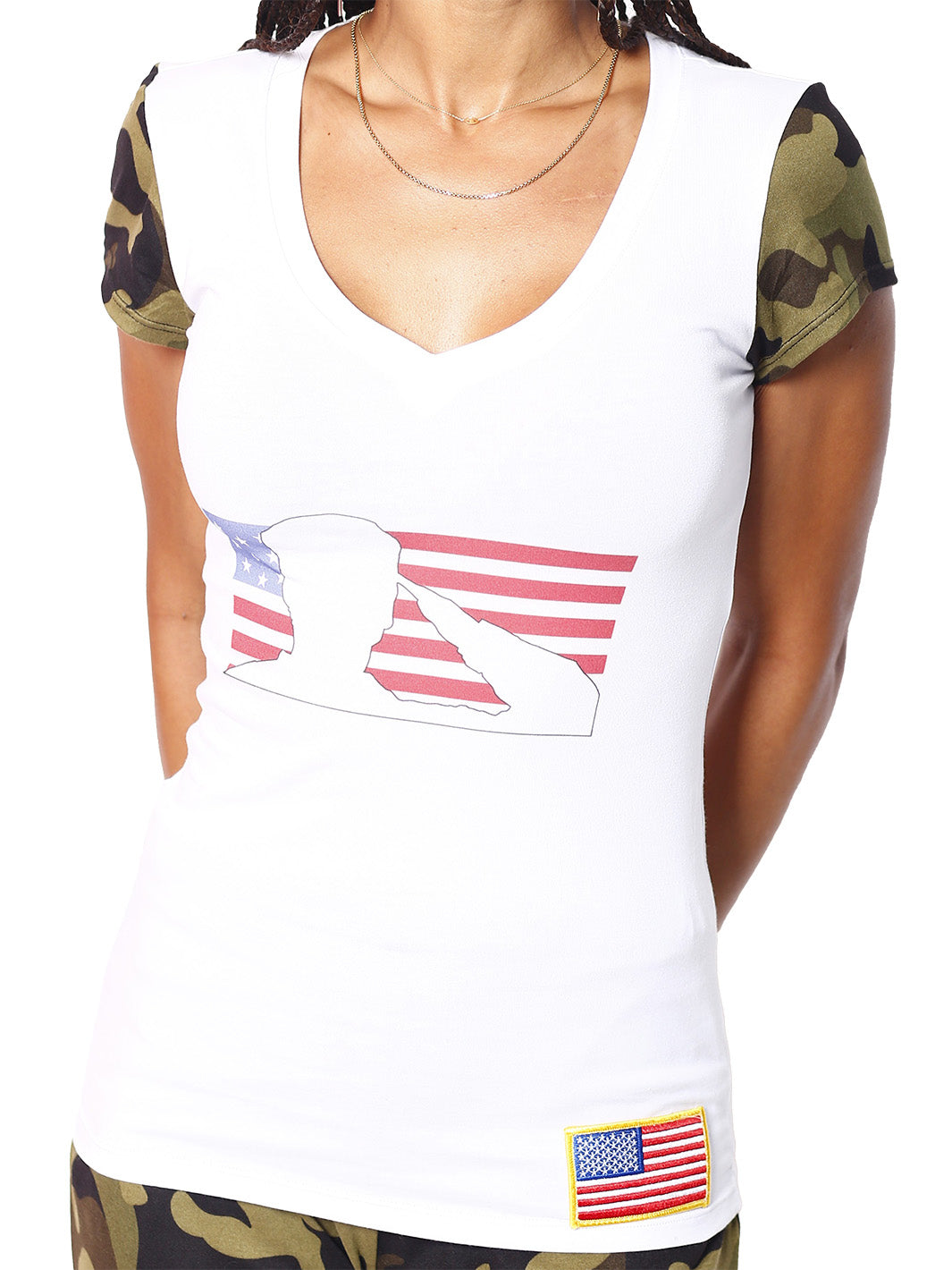 Short Sleeve Camo Army T-Shirt