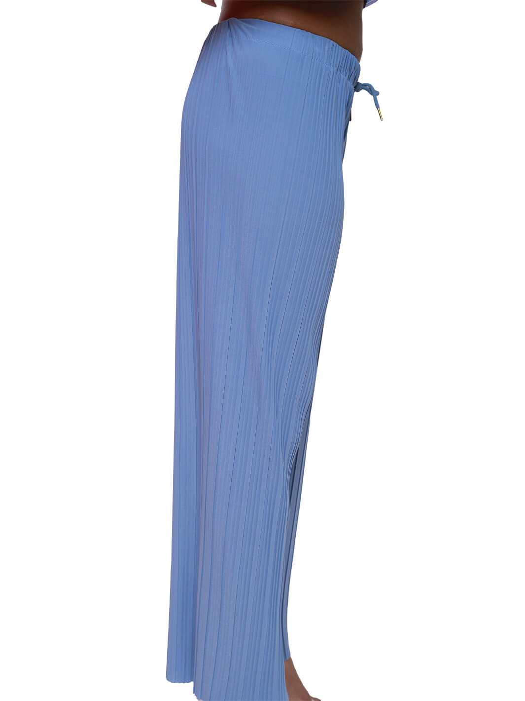 Sky-Blue Drawstring Pant