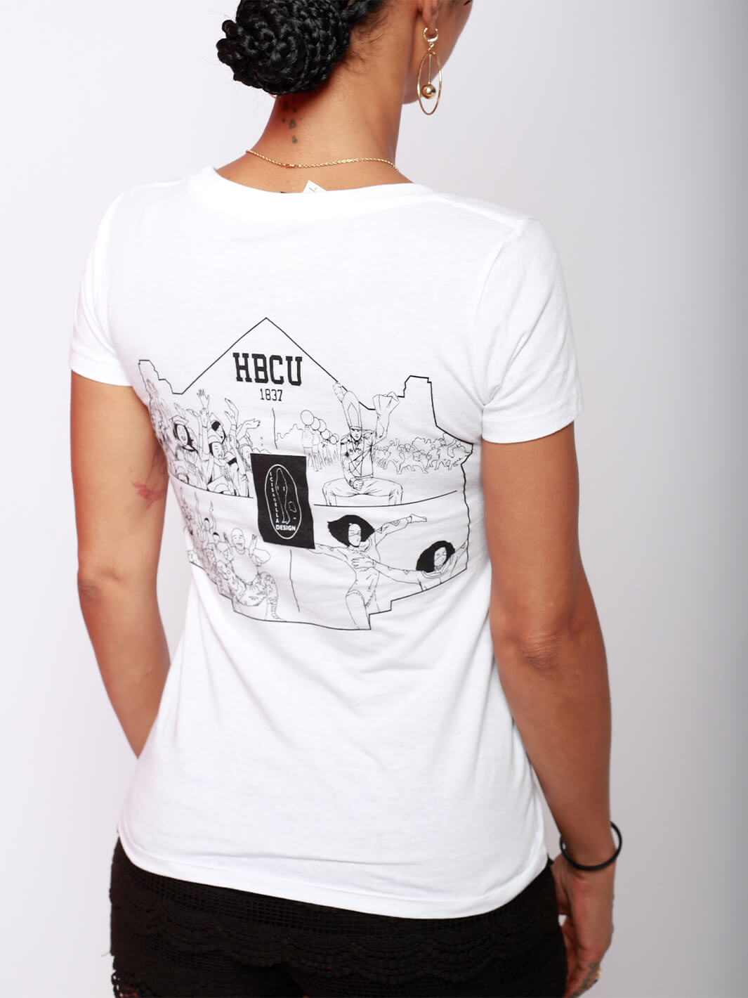 White HBCU White S/S T-Shirt