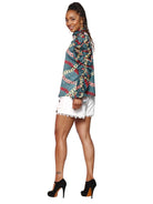 White Pleated Sailor Shorts