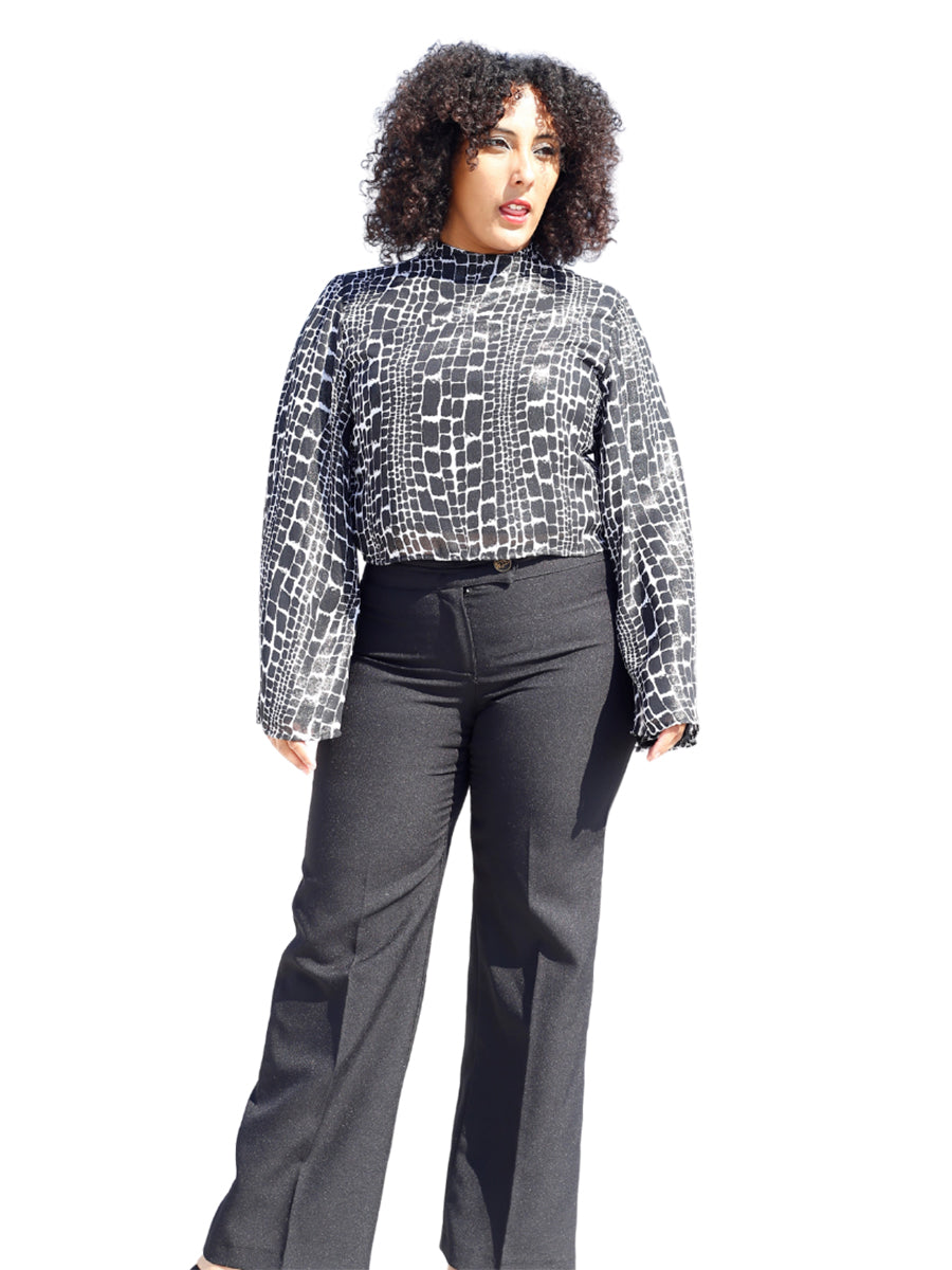 Black Relax Fit Pant