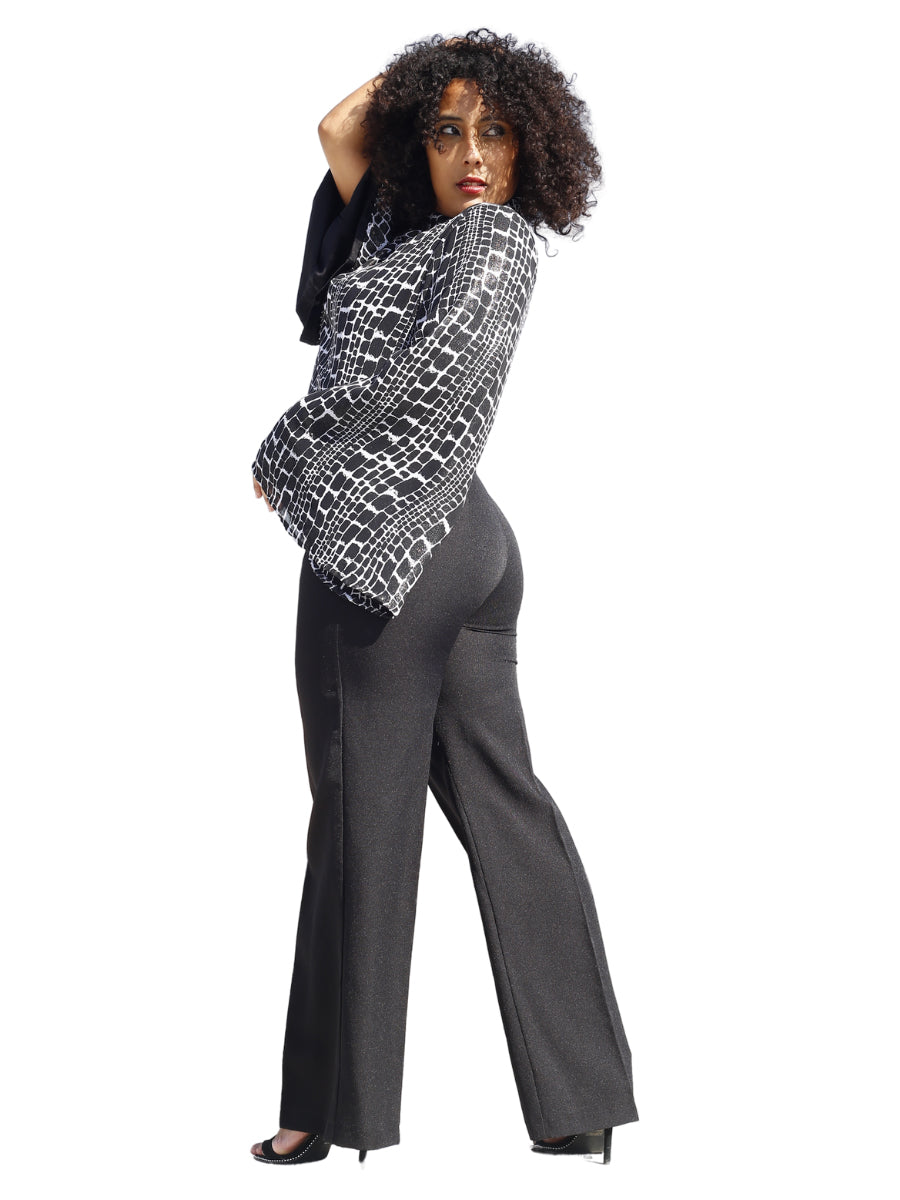 Black Relax Fit Pant