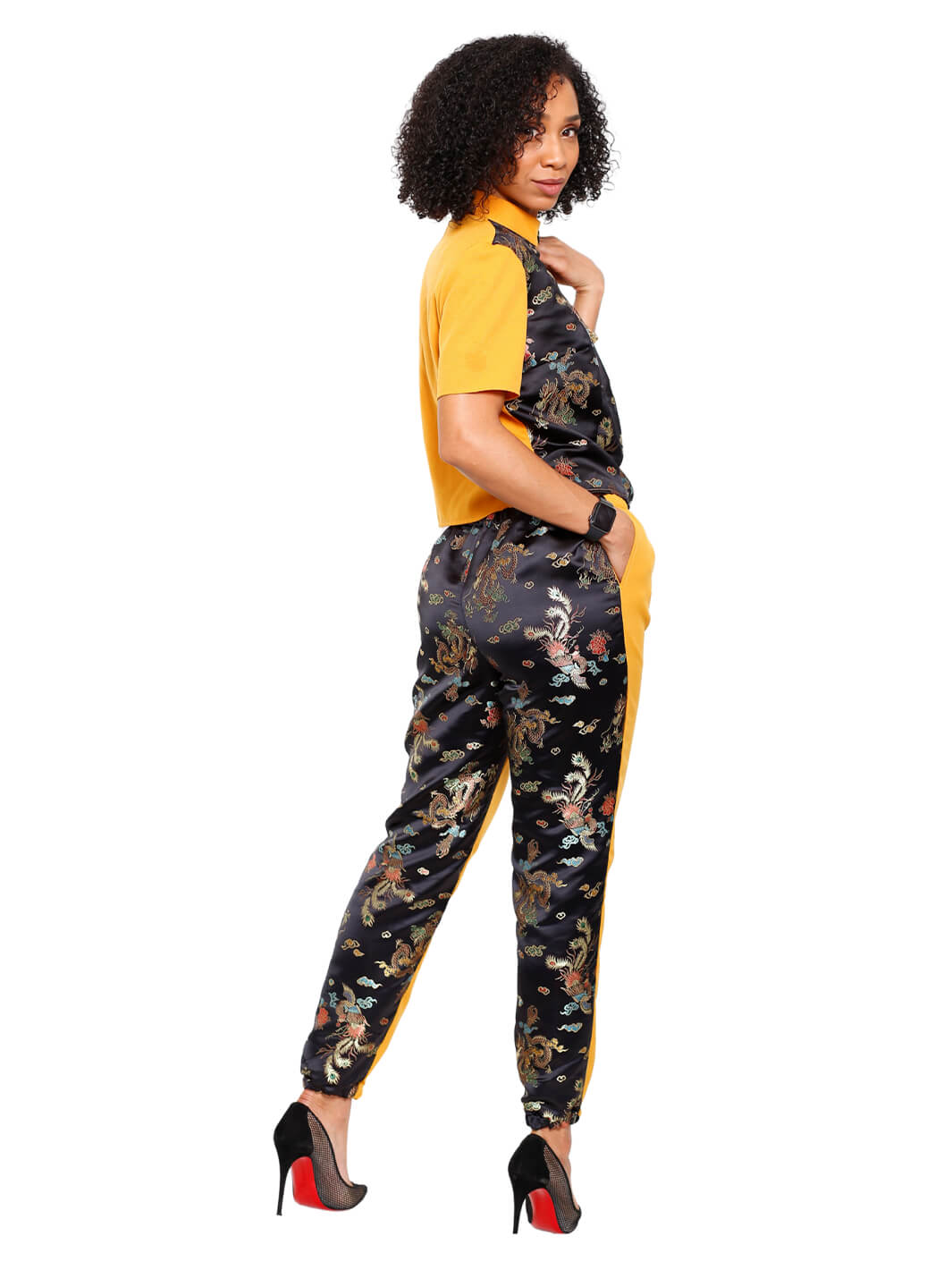 Chinese Brocade 2-Pocket Jogger