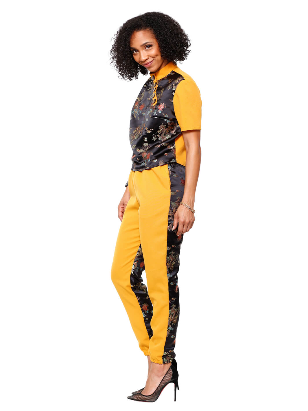 Chinese Brocade 2-Pocket Jogger