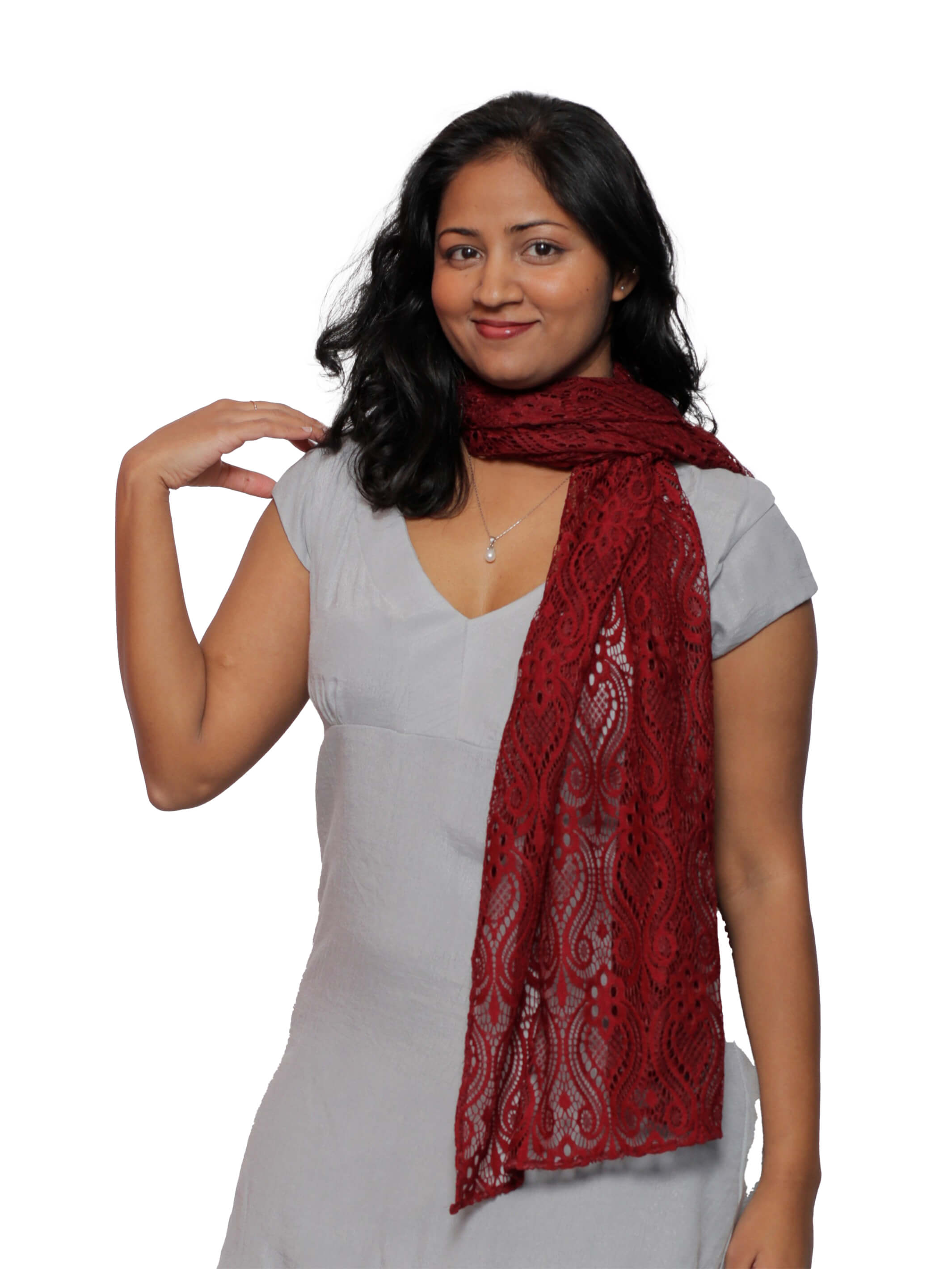 Grey V-Neck S/S Dress