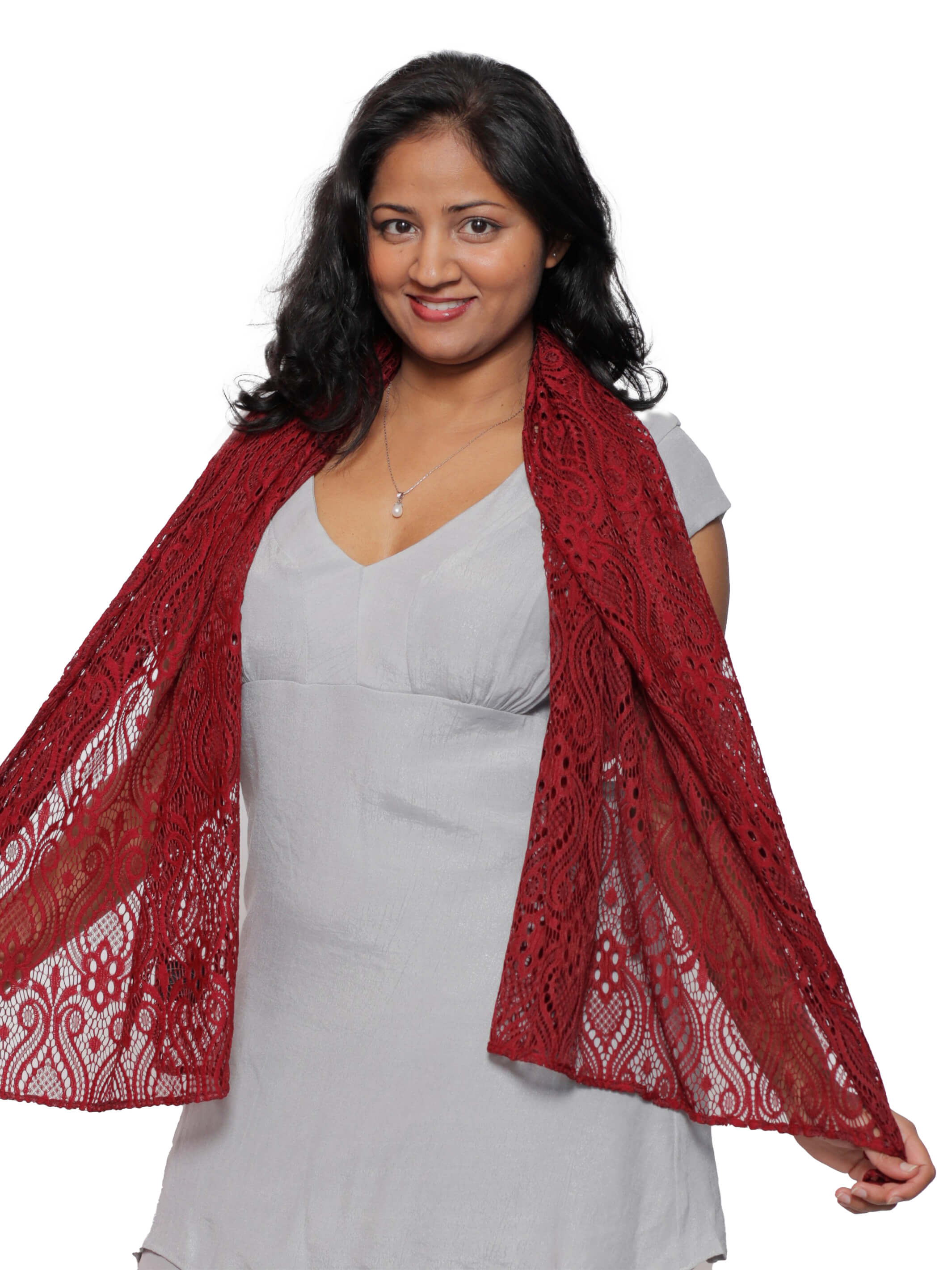 Grey V-Neck S/S Dress