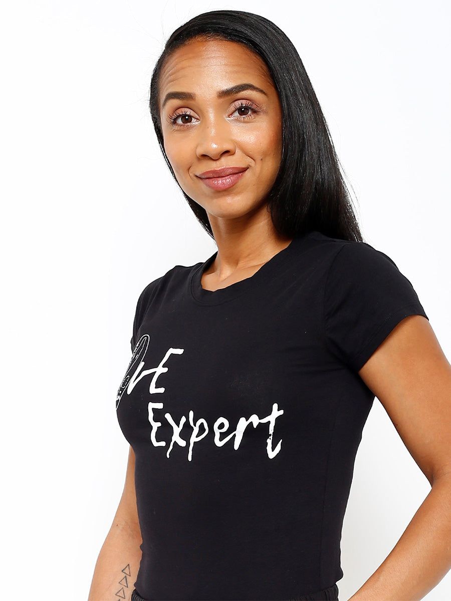 Soft "Love Expert" Crewneck Tee