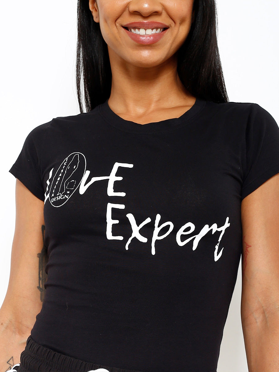 Soft "Love Expert" Crewneck Tee