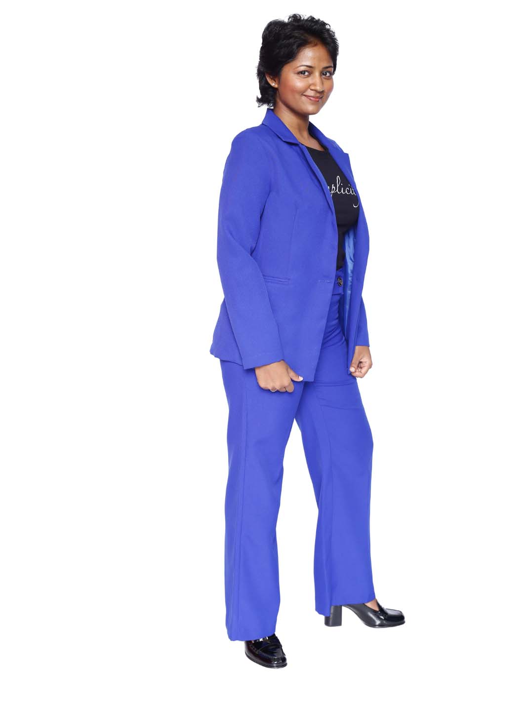 Royal Blue Relax Fit Pants S Royal Blue Relax Fit Pants S