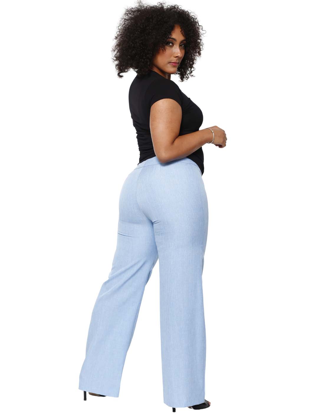 Sky Blue Relax Fit Pant