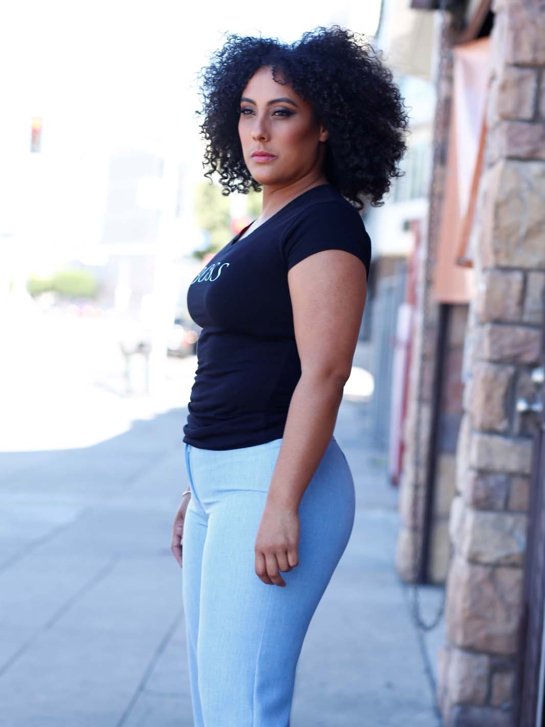 Sky Blue Relax Fit Pant