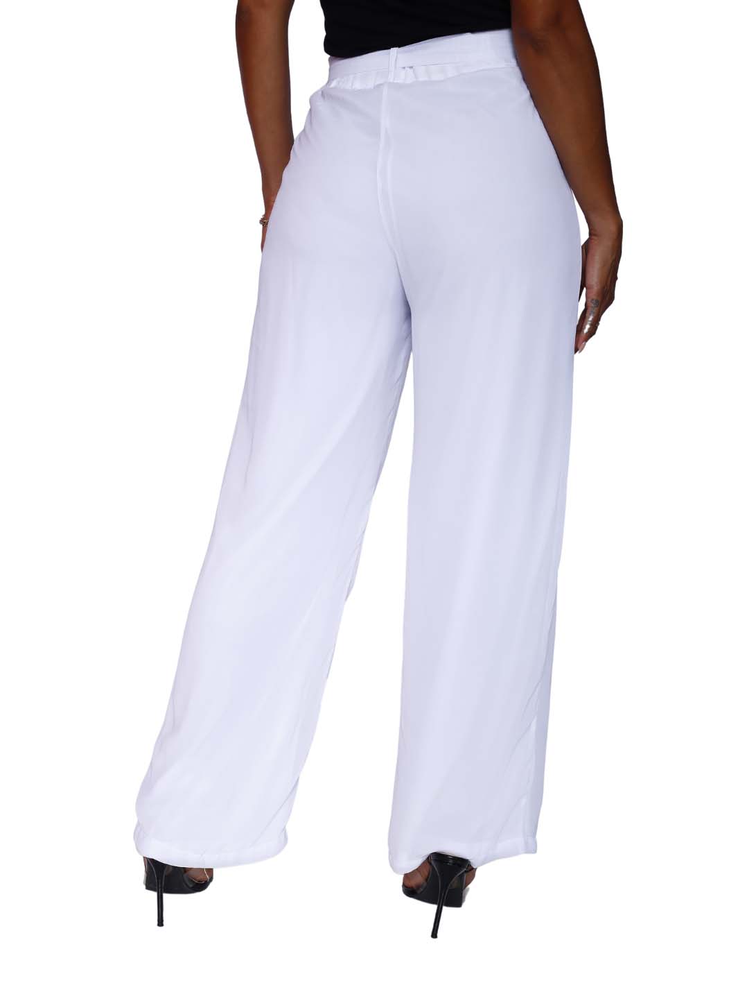 White High Waist Pant