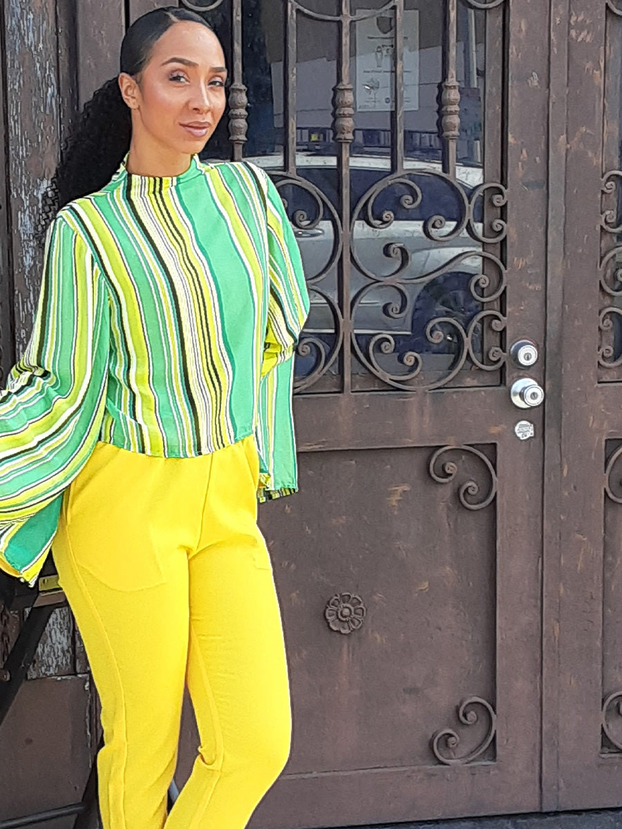 Yellow 2 Pocket Jogger Pant